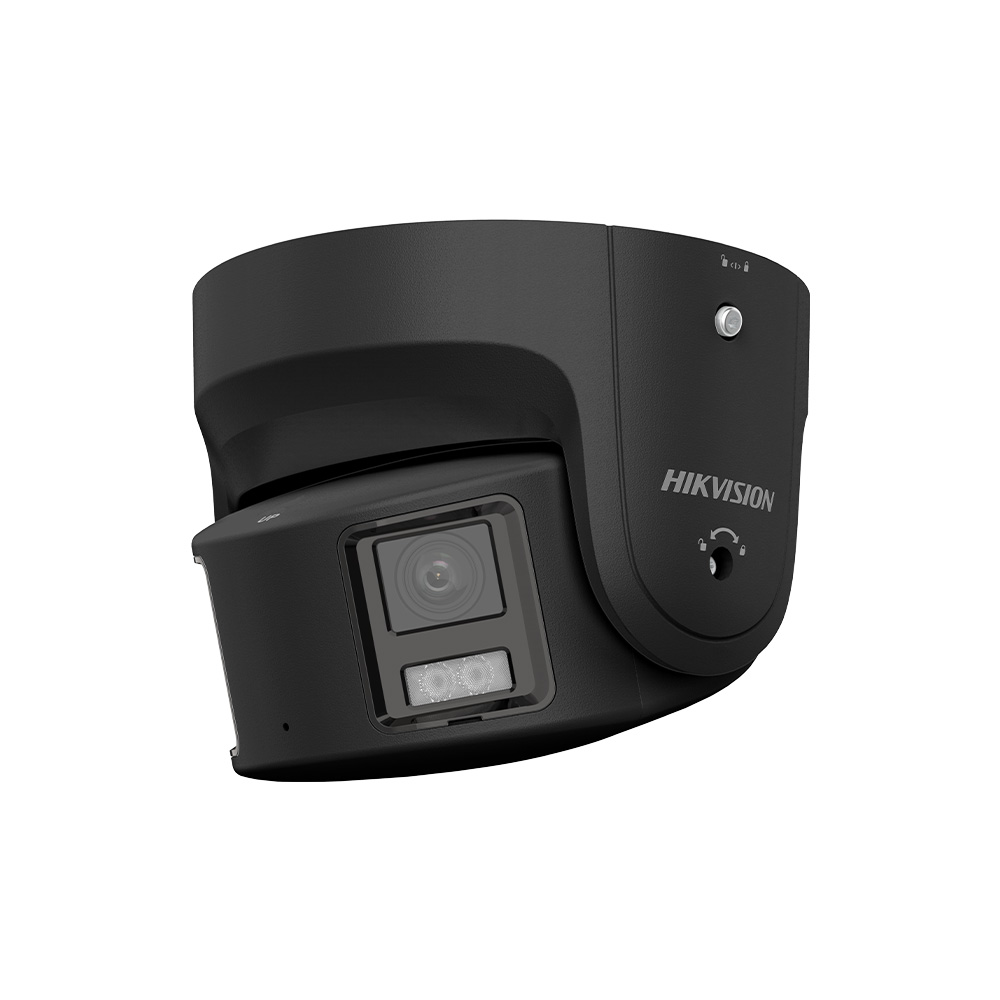 Hikvision DS-2CD2387G2P-LSU/SL 4mm (BLACK) 8MP Panoramic ColorVu & AcuSense Turret PoE Camera